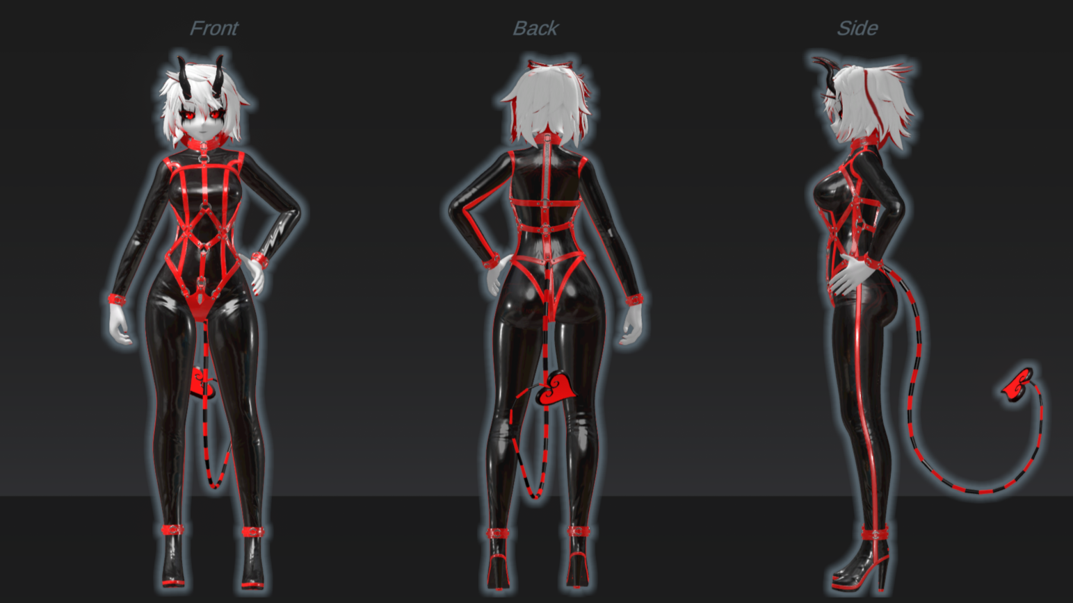 Catsuit outfit ref sheet